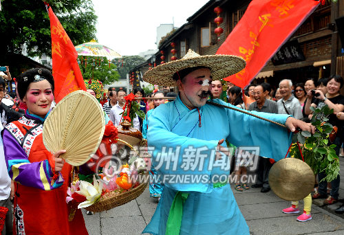 國家級非物質文化遺產(chǎn)“嗦啰嗹”首亮相三坊七巷