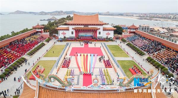 湄洲島舉行媽祖祭典