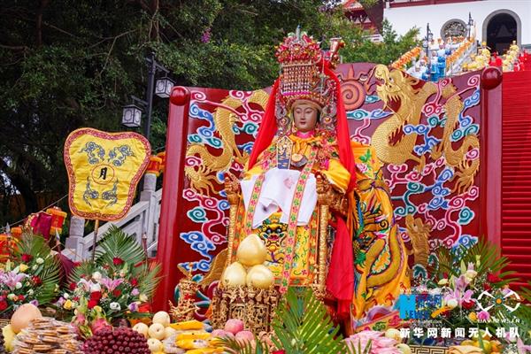 湄洲島舉行媽祖祭典