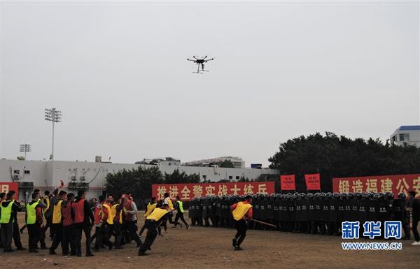 福建警方：沙場冬點兵　礪劍護安寧