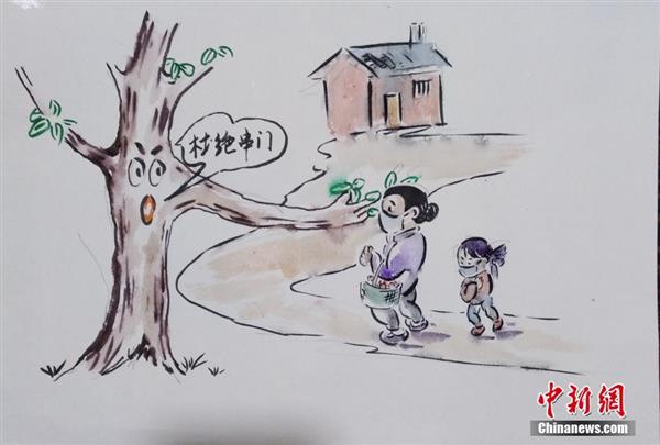 福建美術(shù)愛好者繪畫宣傳疫情防控