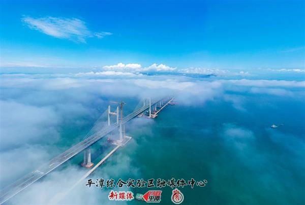 平潭海峽公鐵兩用大橋：云上看橋，如此多嬌,！