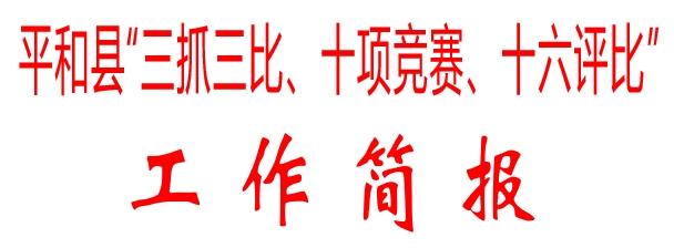 三抓三比十項(xiàng)競(jìng)賽十六評(píng)比簡(jiǎn)報(bào)